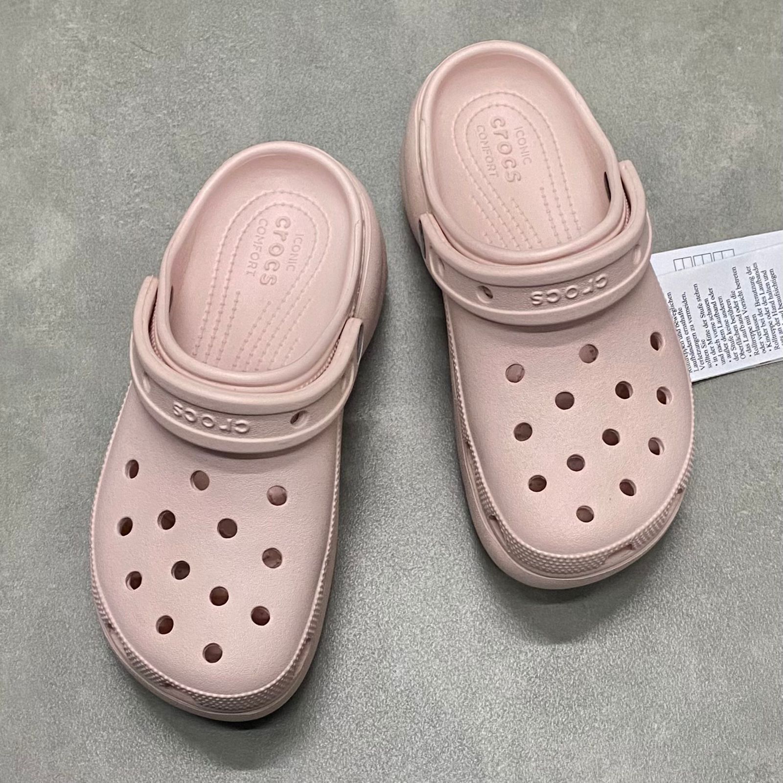 Dép Crocs Clog Plaform HN2 Pink